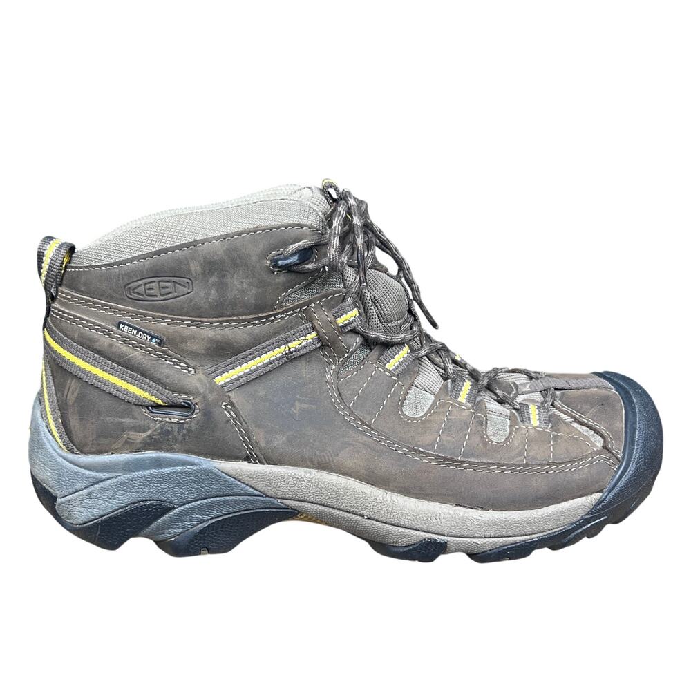KEEN Men’s Targhee II Brown Mid Waterproof Hiking Boots Size 10.5